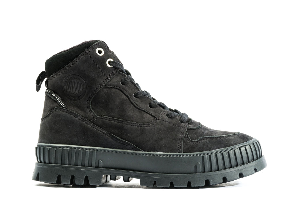 Zapatillas Palladium PALLASHOCK HI SNK Mujer Negras | Costa Rica-12806